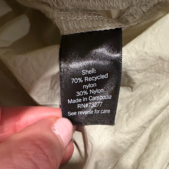 FLX | Women’s Light Green Quarter-Zip Nylon Pullover - Picture 10 of 16